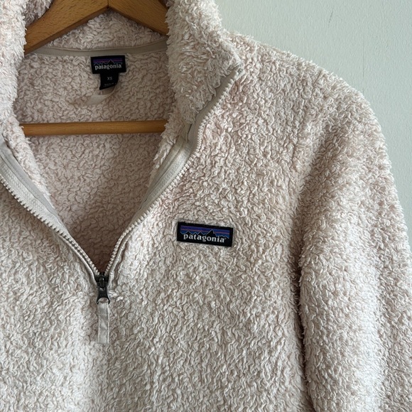 Patagonia cream Los Gatos 1/4-Zip Fleece top pullover size XS - Picture 3 of 7